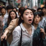 集団パニック女子　新宿　2023年04月03日